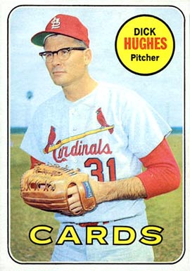 1969 Topps Dick Hughes #39 Baseball Card