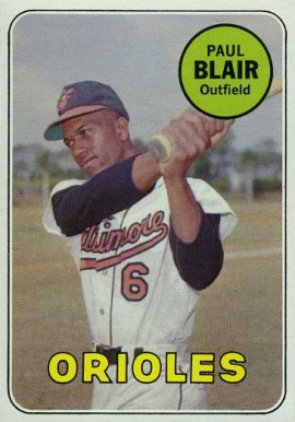 1969 Topps Paul Blair #506 Baseball Card