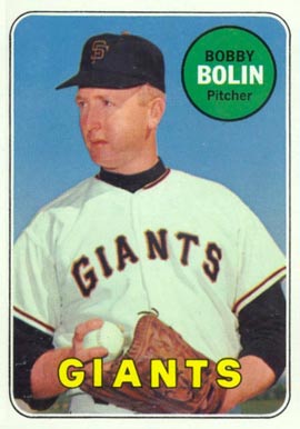 1969 Topps Bobby Bolin #505w Baseball Card