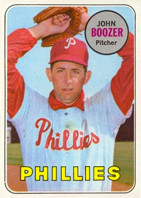 1969 Topps John Boozer #599 Baseball Card