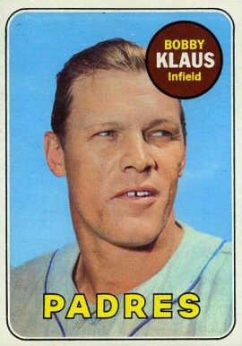 1969 Topps Bobby Klaus #387 Baseball Card