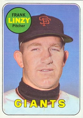 1969 Topps Frank Linzy #345 Baseball Card
