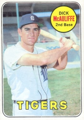 1969 Topps Dick McAuliffe #305 Baseball Card