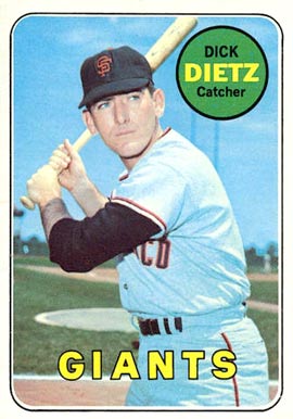 1969 Topps Dick Dietz #293 Baseball Card