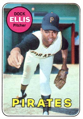 1969 Topps Dock Ellis #286 Baseball Card