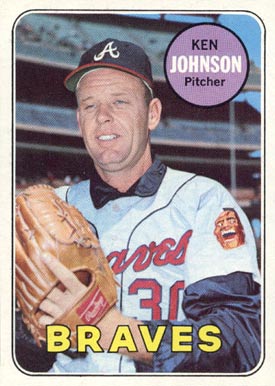 1969 Topps Ken Johnson #238 Baseball Card