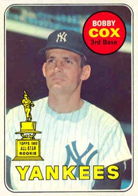 1969 Topps Bobby Cox #237 Baseball Card