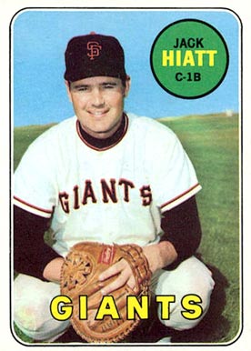 1969 Topps Jack Hiatt #204 Baseball Card