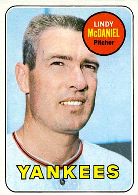 1969 Topps Lindy McDaniel #191 Baseball Card