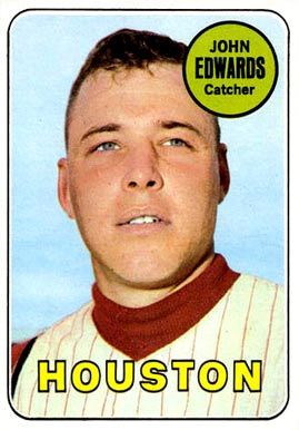 1969 Topps John Edwards #186 Baseball Card