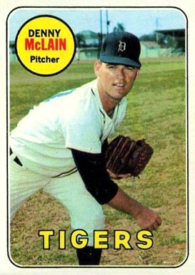 1969 Topps Denny McLain #150 Baseball Card