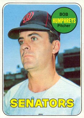 1969 Topps Bob Humphreys #84 Baseball Card