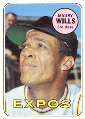 1969 Topps Maury Wills #45 Baseball Card