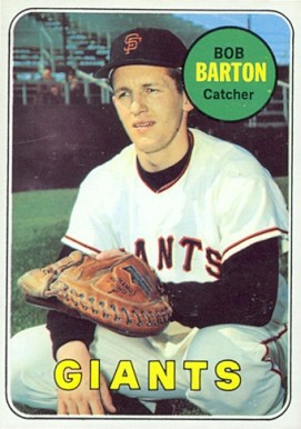 1969 Topps Bob Barton #41 Baseball Card