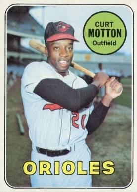 1969 Topps Curt Motton #37 Baseball Card