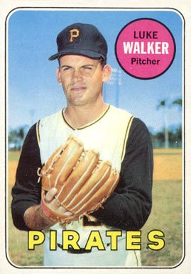 1969 Topps Luke Walker #36 Baseball Card
