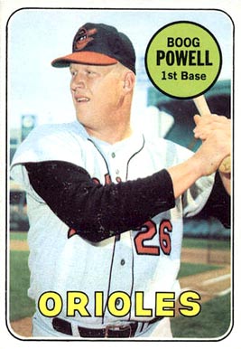 1969 Topps Boog Powell #15 Baseball Card