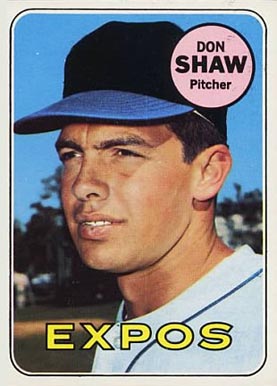1969 Topps Don Shaw #183 Baseball Card