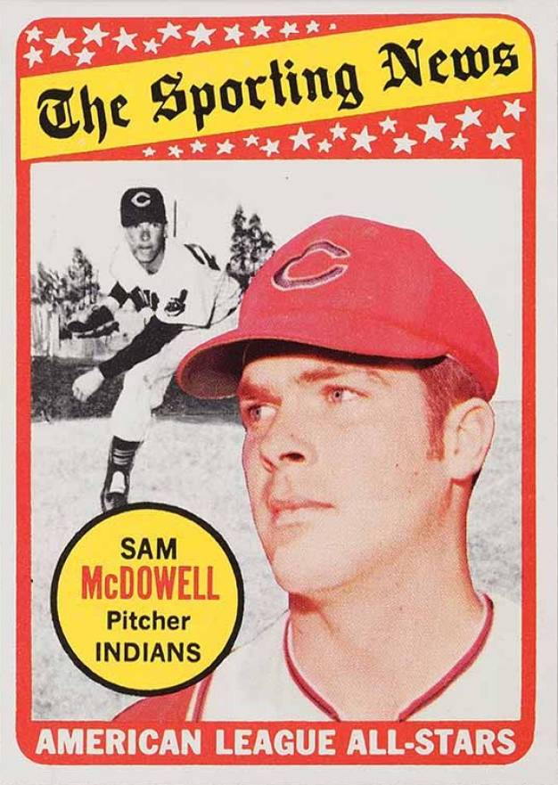 1969 Topps Sam McDowell #435 Baseball Card