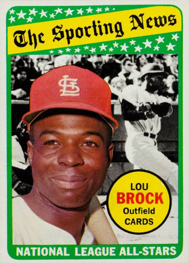 1969 Topps Lou Brock #428 Baseball Card
