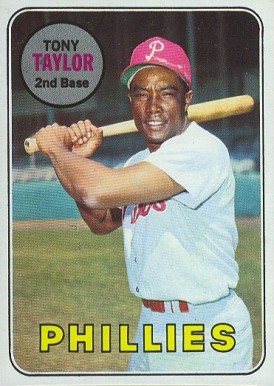 1969 Topps Tony Taylor #108 Baseball Card