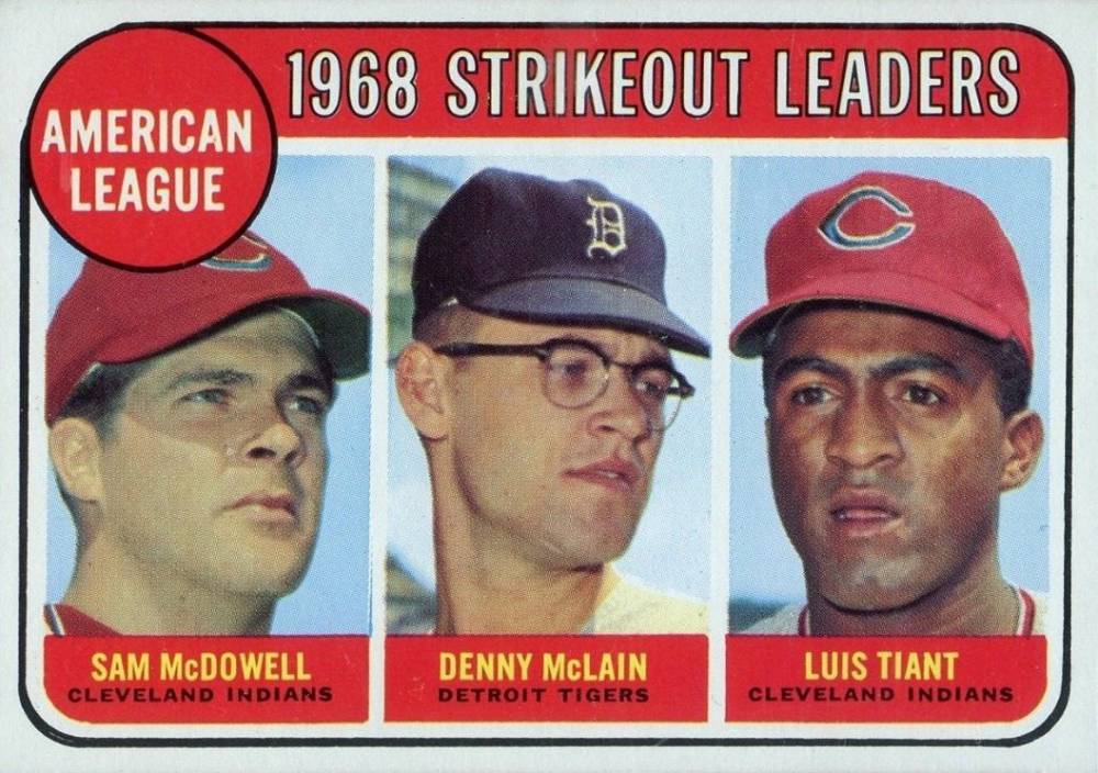 1969 Topps A.L. Strikeout Leaders #11 Baseball Card