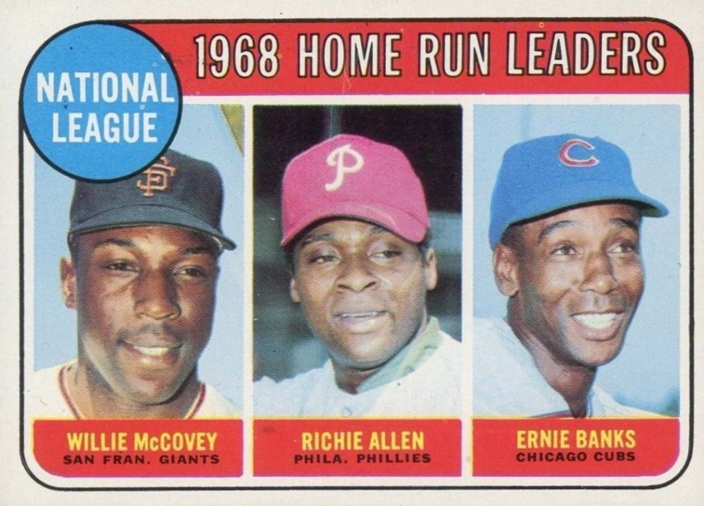 1969 Topps N.L. Home Run Leaders #6 Baseball Card