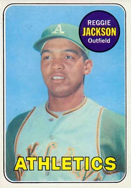topps 1969 reggie jackson card baseball rookie cards value guide prices