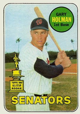1969 Topps Gary Holman #361 Baseball Card