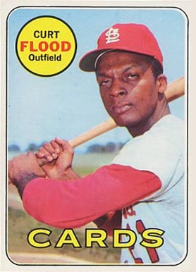 1969 Topps Curt Flood #540 Baseball Card