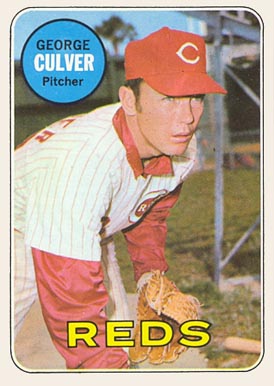 1969 Topps George Culver #635 Baseball Card
