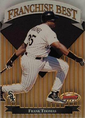 1999 Bowman's Best Franchise Best Frank Thomas #FB8 Baseball Card