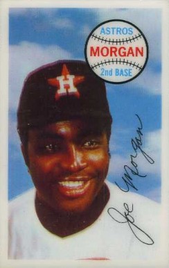 1970 Kellogg's Kelloggs Joe Morgan #72 Baseball Card
