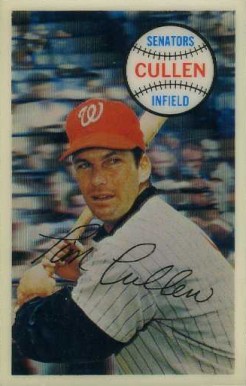 1970 Kellogg's Kelloggs Tim Cullen #30 Baseball Card