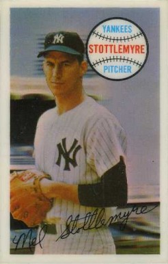 1970 Kellogg's Kelloggs Mel Stottlemyre #5 Baseball Card