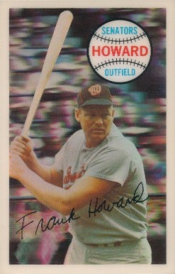 1970 Kellogg's Kelloggs Frank Howard #6 Baseball Card
