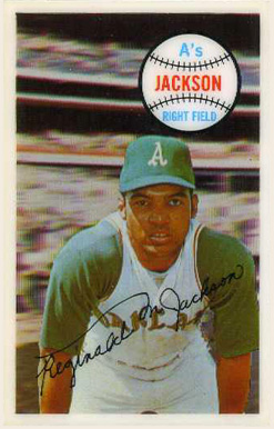 1970 Kellogg's Kelloggs Reggie Jackson #32 Baseball Card