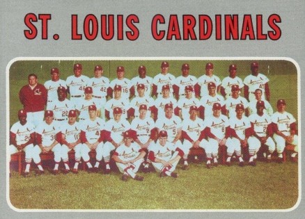 1970 Topps St. Louis Cardinals Team #549 Baseball Card