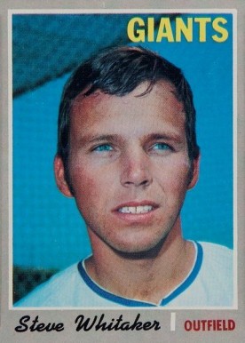 1970 Topps Steve Whitaker #496 Baseball Card