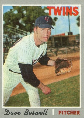 1970 Topps Dave Boswell #325 Baseball Card