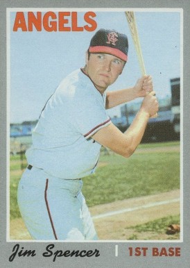 1970 Topps Jim Spencer #255 Baseball Card