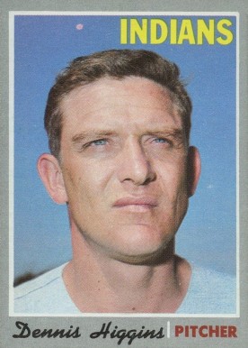 1970 Topps Dennis Higgins #257 Baseball Card