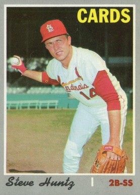1970 Topps Steve Huntz #282 Baseball Card