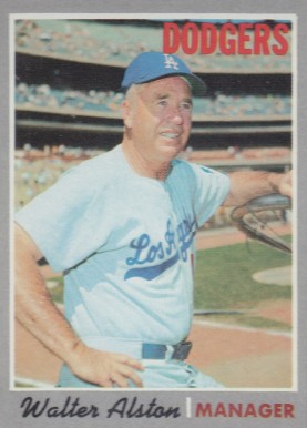 1970 Topps Walter Alston #242 Baseball Card