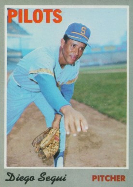1970 Topps Diego Segui #2 Baseball Card