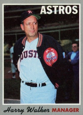 1970 Topps Harry Walker #32 Baseball Card