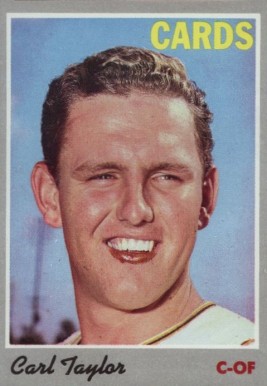 1970 Topps Carl Taylor #76 Baseball Card