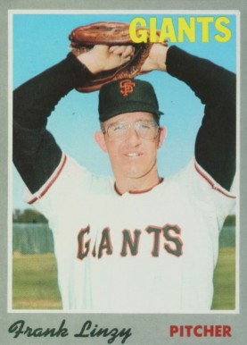 1970 Topps Frank Linzy #77 Baseball Card