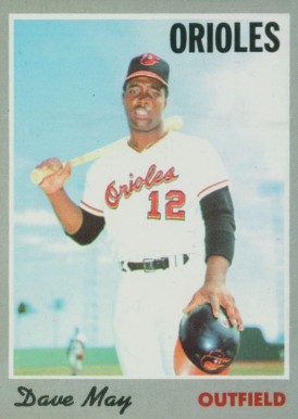 1970 Topps Dave May #81 Baseball Card