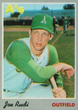 1970 Topps Joe Rudi #102 Baseball Card